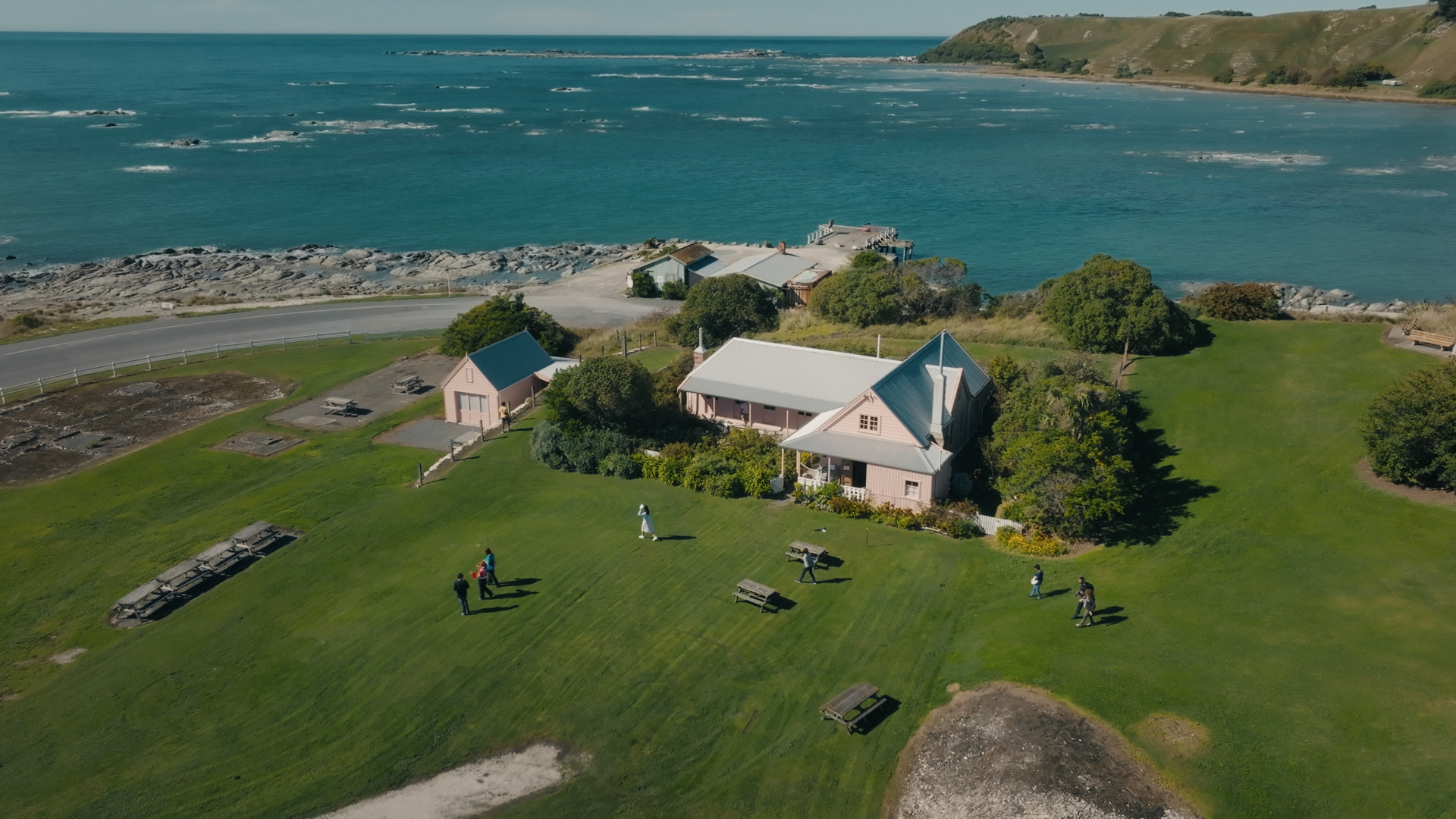 Fyffe House - drone shot