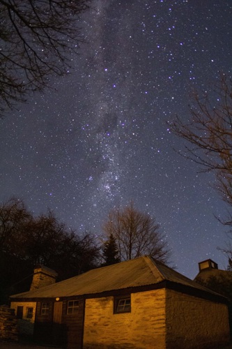 Ah Lum's store under the stars in Arrowtown. Photo: Brian Skaggs